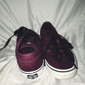 Maroon Vans